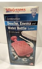 COMBINATION DOUCHE ENEMA WATER BOTTLE SYSTEM BNIB SEALED 2 QUART CAPACITY