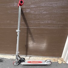 Razor A Kick Scooter Folding Adjustable Silver/Red/Black for Kids