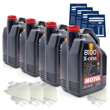 20 Liter Motul 8100 X-cess 5W40 Motoröl MB 229.5 226.5 A3 B4 API SP A40 SET 20 Liter Motul 8100 X-cess 5W40 Motoröl MB 229.5 226.5 A3 B4 API SP A40 SET