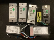 Large mixed lot Kichler & Craftmade Switches Assorted lighting parts.