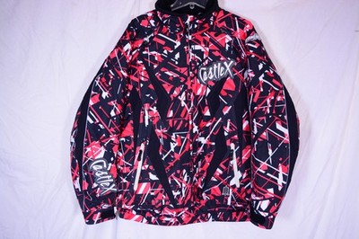 CastleX Mens L Snowmobile Jacket Liner Vented Switch Special Ed Red Black White