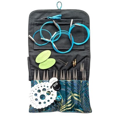 HiyaHiya Premium austauschbare Rundstricknadel Set scharfer Stahl Bambus