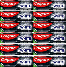 Colgate Advanced White Charcoal White Toothpaste 75ml Pack of 6 39.76 per litre