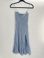 Reformation Juliette Dress in Mineral Blue Size 4