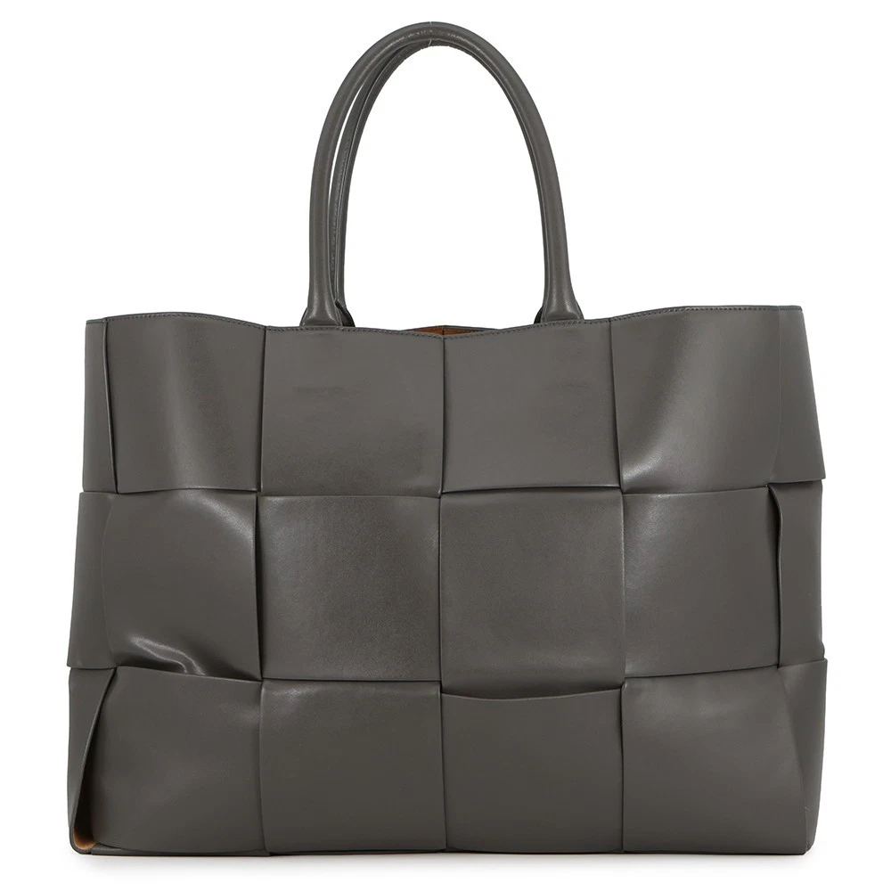 Bottega Veneta — Bottega Veneta Maxi INTRECCIATO The Arcotote Size Large Leather Gray 608608