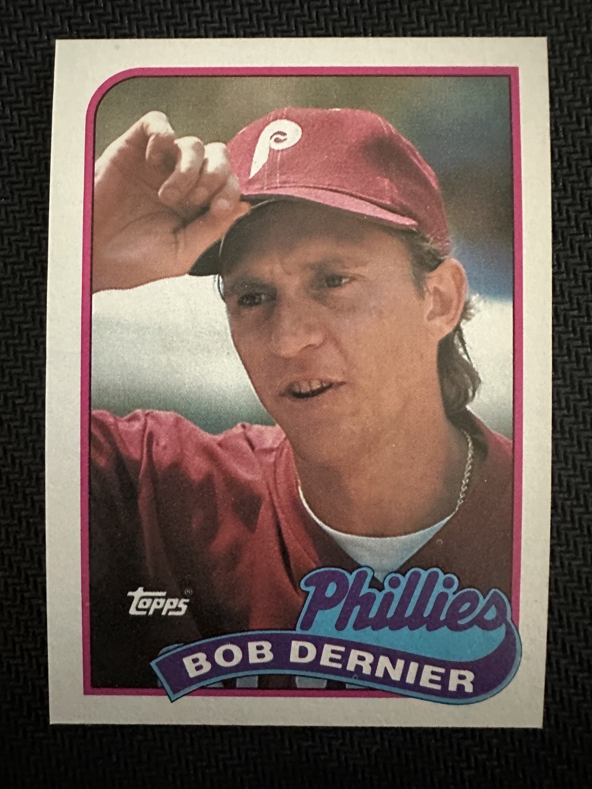 1989 Topps - Bob Dernier #418