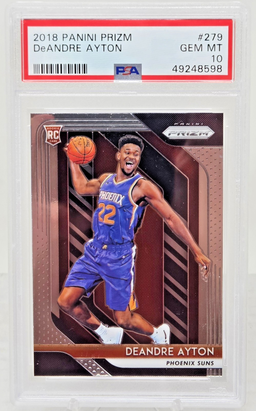 2018 Panini Prizm DeANDRE AYTON RC Rookie Basketball Card PSA 10 GEM MINT