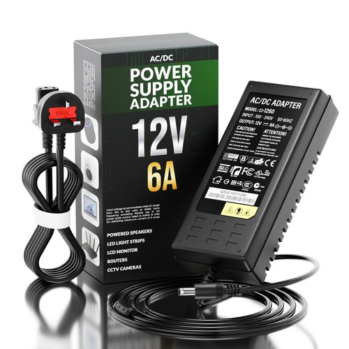 12V 2A- 10A AC DC POWER SUPPLY ADAPTER CHARGER FOR LED STRIP LIGHT CCTV  CAMERA - Picture 11 of 49