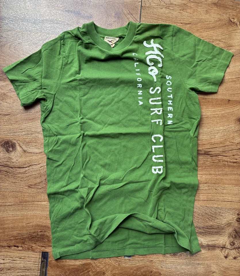 Camiseta Hollister Hombre Verde Talla Pequeña Nueva con Etiquetas Foto 4 de 4