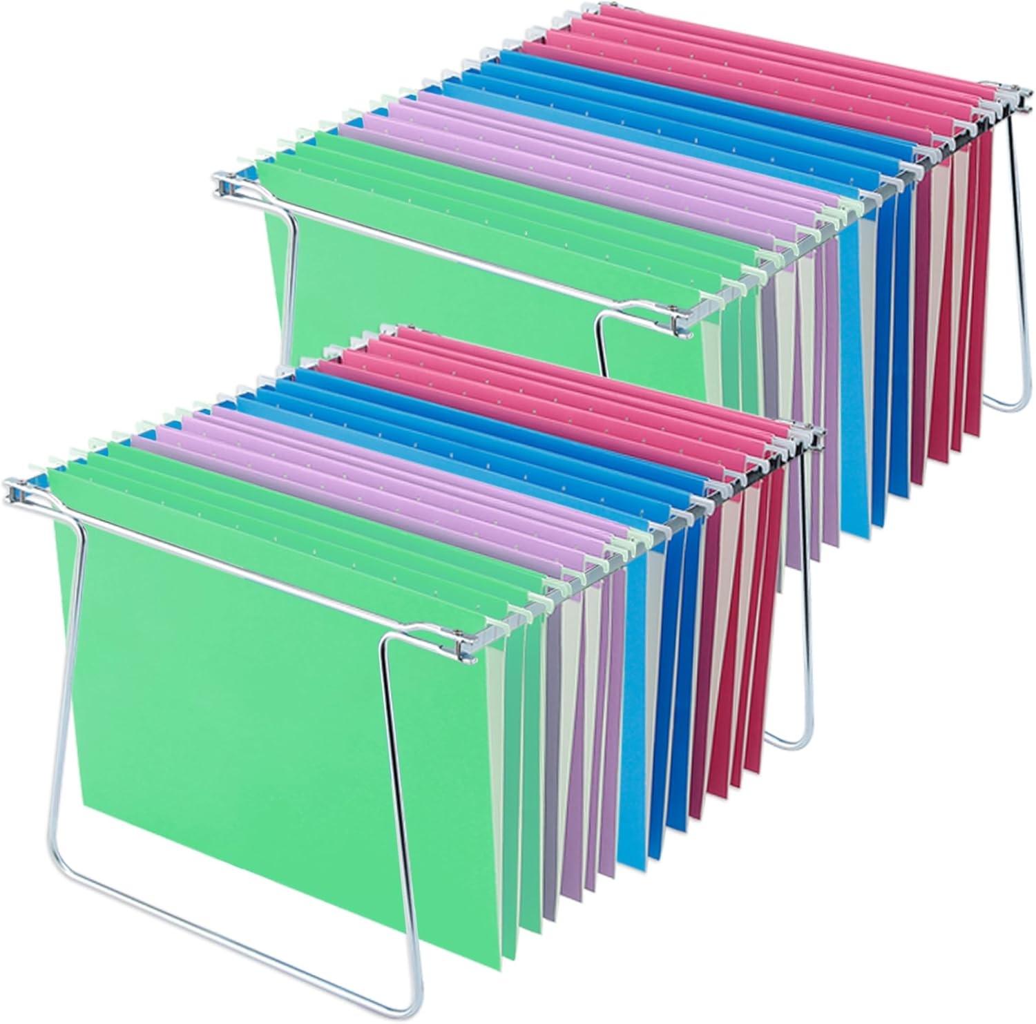 Heavy Duty Steel Hanging File Frame,Letter Size Hanging File Folder