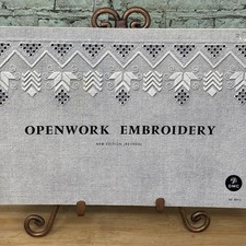 Vintage DMC Library Openwork Embroidery Booklet Revised Edition Printed France
