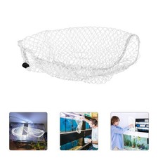 Cubierta de malla anti-escape Nylon Acuario Tapa Suministros Peces Red de salto