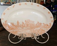 Vintage "Chuck Wagon"Wallace China 11 - PLos Angeles California  13.75"