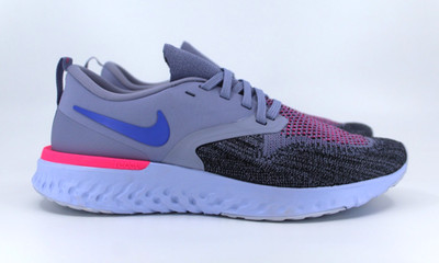 Nike Odyssey React 2 Flyknit Laufschuhe UK 4,5 AH1016-500 Indigo Haze