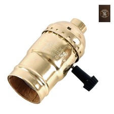 3-Way Lamp Socket, Medium Base, Turn for Low-Medium-High Light Settings, For ...