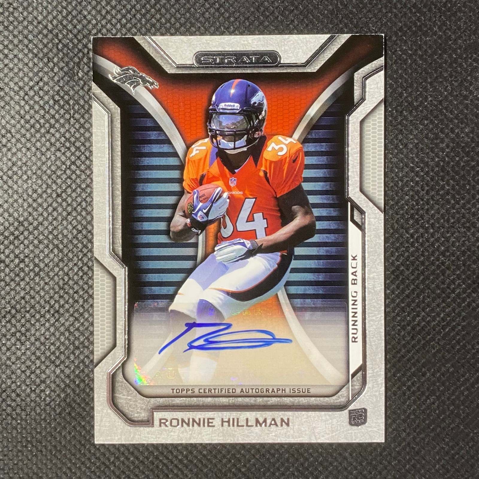 Ronnie Hillman Topps Strata Rookie Autographs #RARH Base