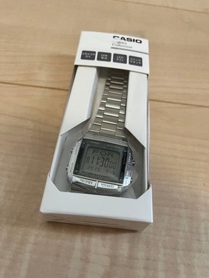CASIO Collection DB-360-1AJH Men's Watch Data Bank Silver Quartz Gray Dial