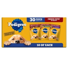 Pedigree Choice Cuts in Gravy Wet Dog Food Variety Pack, 3.5 oz. Pouches