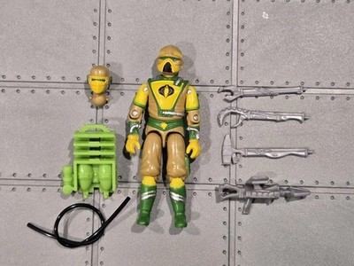 GI Joe Black Major Cobra Royal TECHNO-Viper Barbeque 3.75 Serpentor Armor