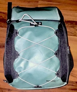 Igloo Insulated Cooler Backpack Bag, Polyester Solid Green/Black, Straps