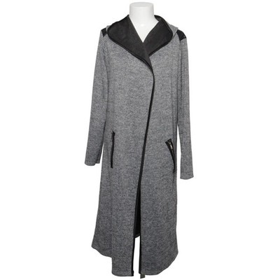 Cloud 5ive, Strickjacke, Damen, Größe: L, Grau/Schwarz, Elasthan/Viskose #iFS