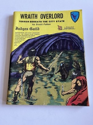 Dungeons and Dragons Wraith Overlord Terror Beneath the City State 1981