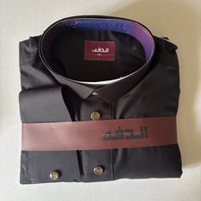 MEN Size 58L DAFFAH High Quality ALL SEASON Thobe CUFF SLEEVE SHIRT COLAR