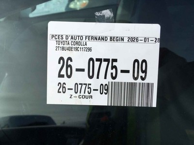 Used Fuse Box Engine fits: 2009 Toyota Corolla  Grade A