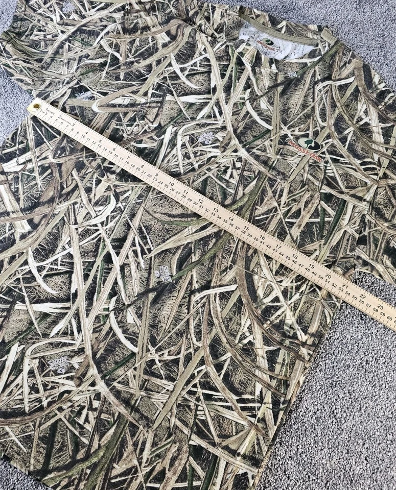 Mens XL Mossy Oak Shadow Grass Blades Camo Performance Short Sleeve T-shirt - Image 4 of 4