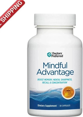 Mindful Advantage Brain Memory Focus Supplement - 30 Caps