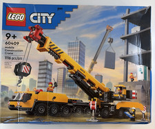 LEGO CITY: 60409 Yellow Mobile Construction Crane  New Complete Open Box READ