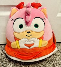 Squishmallows Valentine s Day Amy Sonic the Hedgehog Plush Doll Jazwares