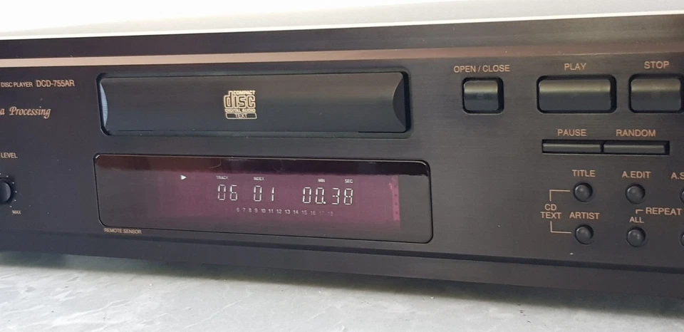 DENON DCD-755AR CD Compact Disc Player. Alpha Processing, PCM Audio Technology - image 3 of 4