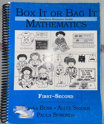 1988 Box It or Bag It Mathematics Teachers Resource Guide First - Second Book