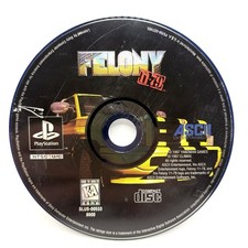 PS1 Felony 11-79 (Sony PlayStation 1, 1997) Disc Only Tested Works