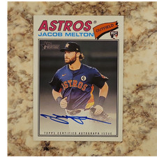 Topps 2026 Heritage Real One Autographs Jacob Melton Astros ROA-JME RC Auto