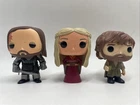 Funko Pop! Game Of Thrones Loose Lot (The Hound #05, Tyrion #50, Cersei #11)