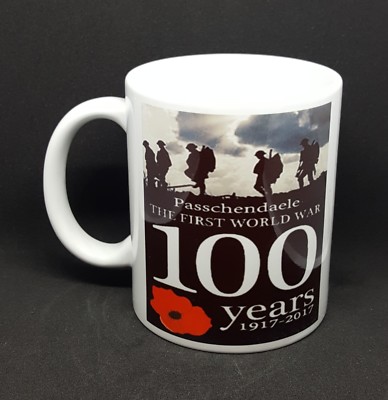Schlacht bei Passchendaele Tasse 1. Weltkrieg 100th Anniversary Gratis Geschenkbox