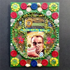 Reefer Madness Movie Cover Collage, Original Abstract Psychedelic Art Assemblage