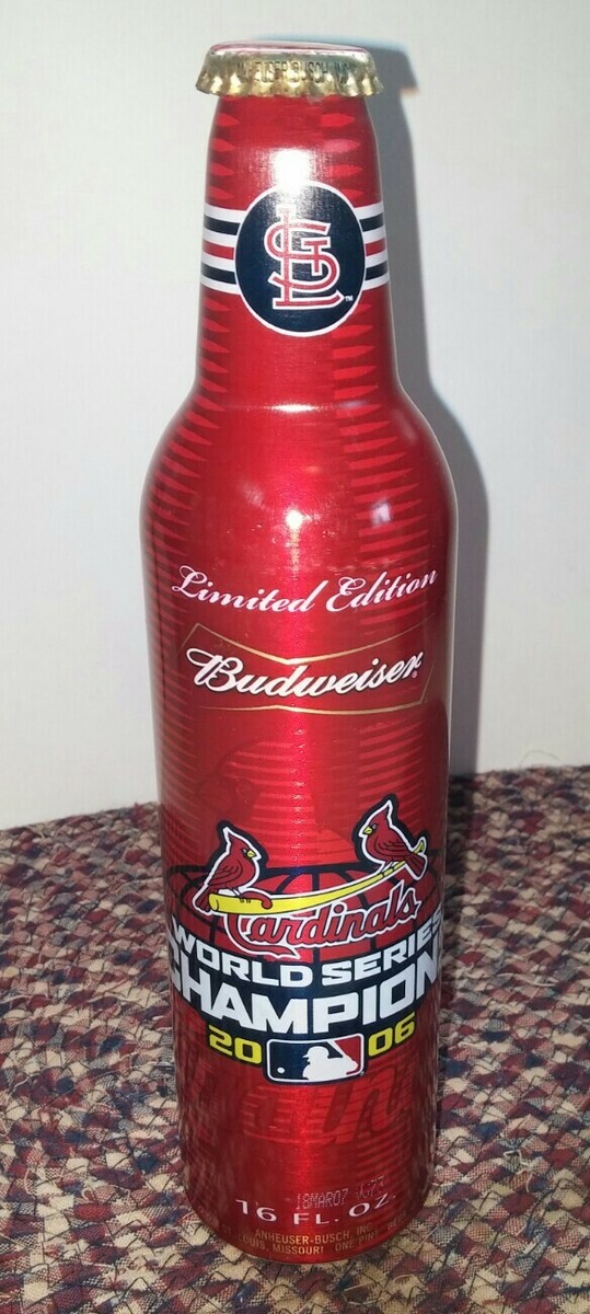 2006 St Louis Cardinals World Series Champion Budweiser Red