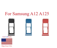 SIM Card Tray Slot Replacement for Samsung Galaxy A12 A125 - 3 Colors
