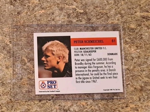 (3) Peter Schmeichel 1991-92 Pro Set Rookie card RC 1993 1994 Upper Deck Preview - Picture 3 of 7