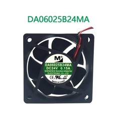 M DA06025B24MA 6025 DC24V 0.15A 6CM 2-Wire Cooling Fan