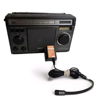 Sony ICF-6500W FM Shortwave SW MW 5-Band Radio Receiver