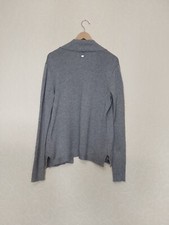 white stuff cardigan Size 10, Gray Merino Mix