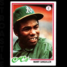 1978 Topps - Manny Sanguillen #658 Oakland Athletics ⚾ Baseball Card
