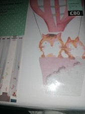 Next Girls Floating Away Eyelet Blackout Thermal Curtains 229cm D X W 168cm New