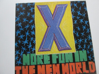 X: More Fun In The New World. Vinyl-LP, OIS, Elektra, Germany 1983.