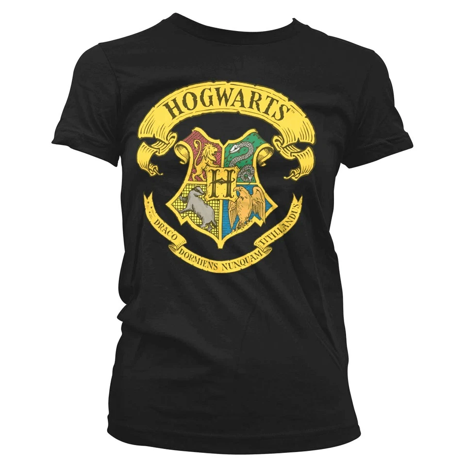 Camiseta Harry Potter - Hogwarts Crest Camiseta Oficial Mujer por Hybris - Imagen 1 de 1
