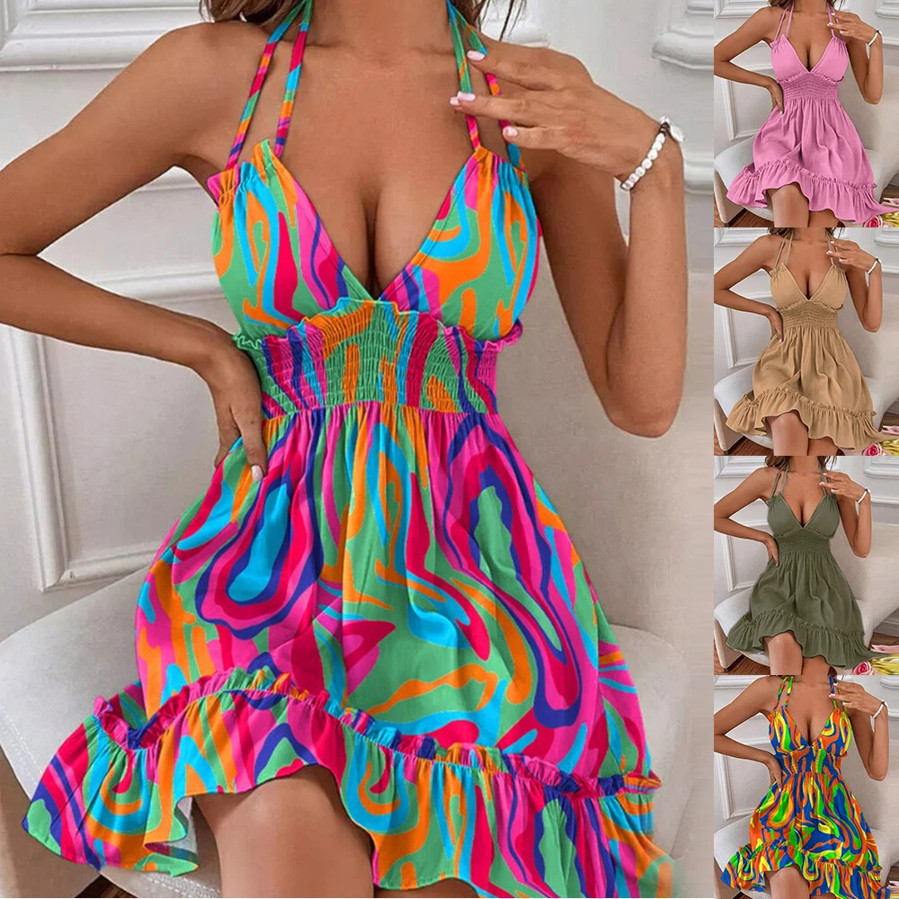 Low cut deals swing dress